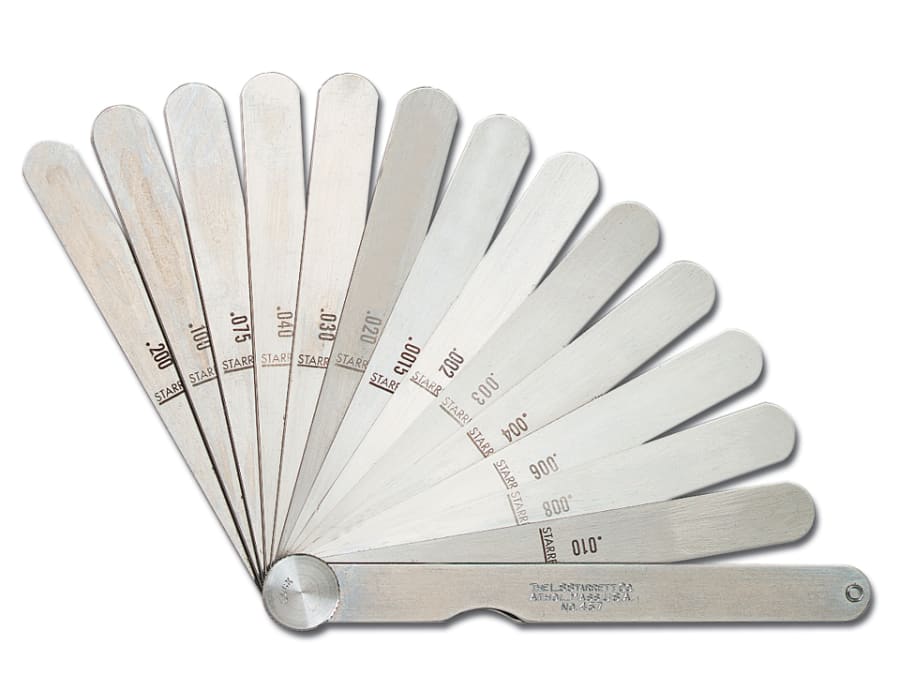 Starrett CX577 Feeler Gauge 13 Piece Set 0.04-5mm