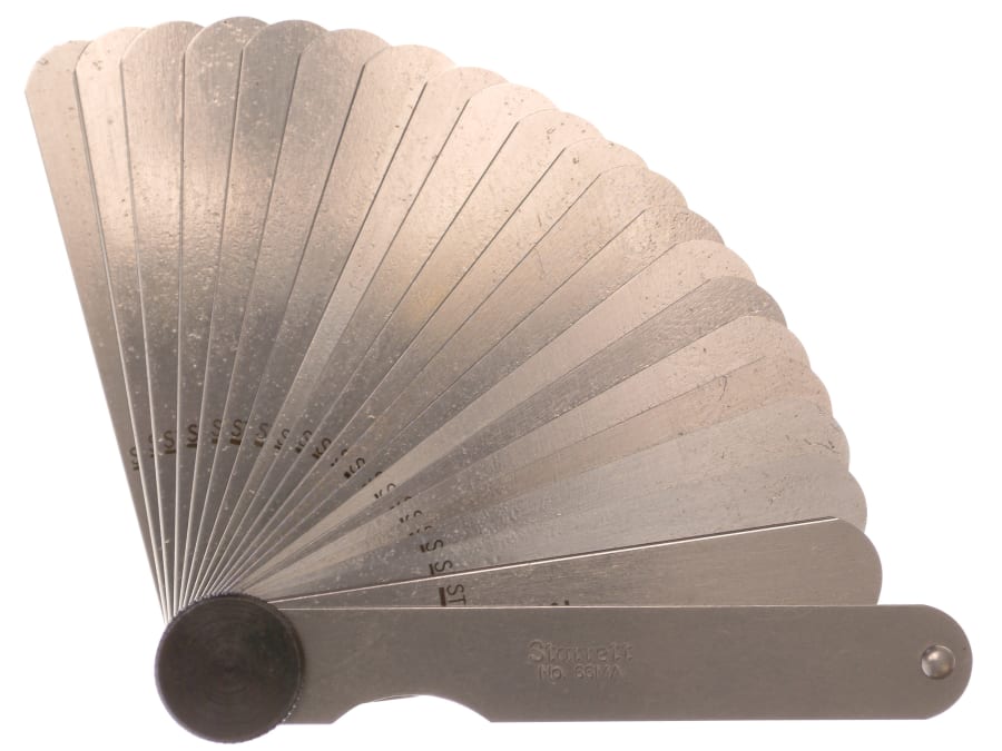 Starrett BM607 20 Piece Feeler Gauge Set 0.05-1mm