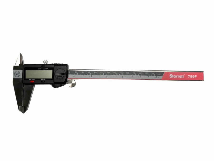 Starrett EC799BF8200 200mm Fractional Display Caliper