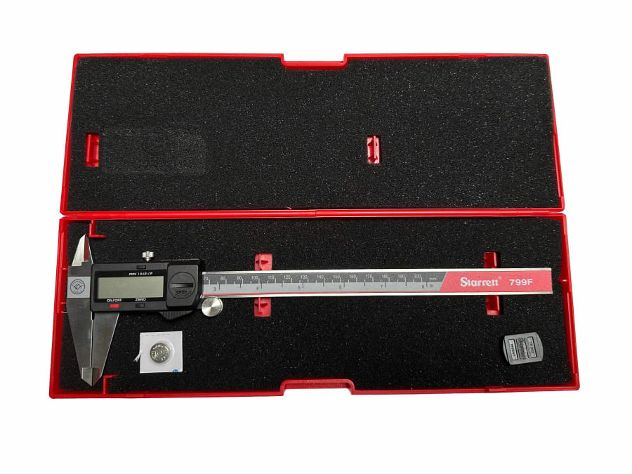 Starrett EC799BF8200 200mm Fractional Display Caliper
