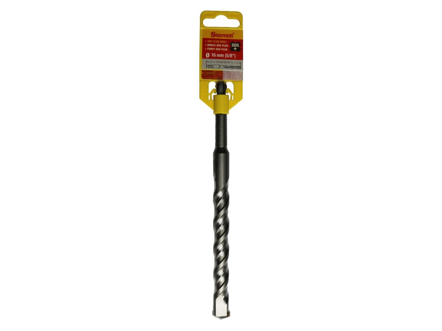 Starrett KBPS16C SDS Plus 2 Point Drill Bit 16 × 210mm