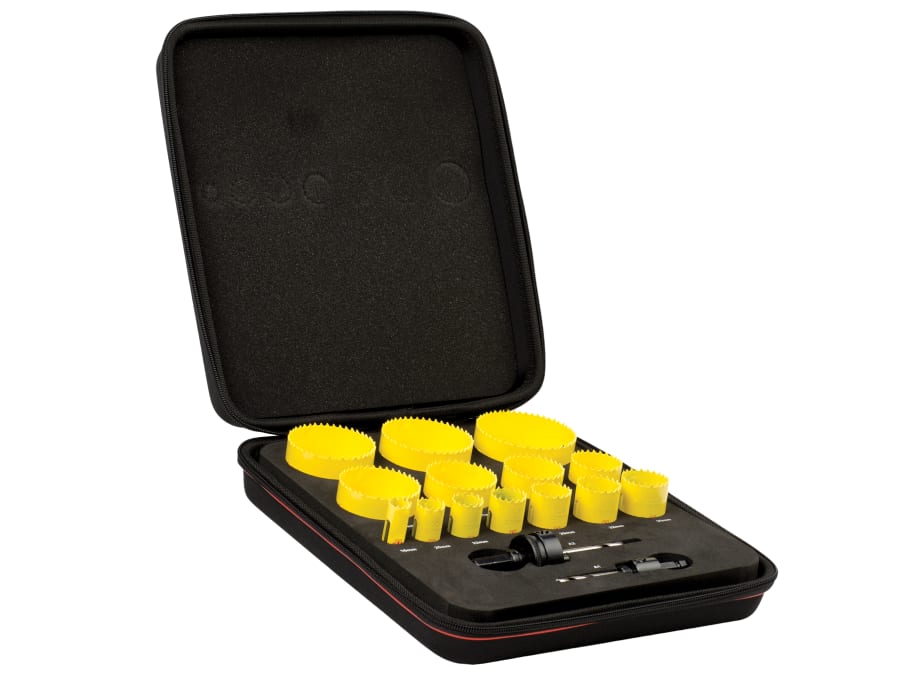 Starrett AX5427 Fast Cut Bi-Metal Universal Holesaw Kit 16 Piece