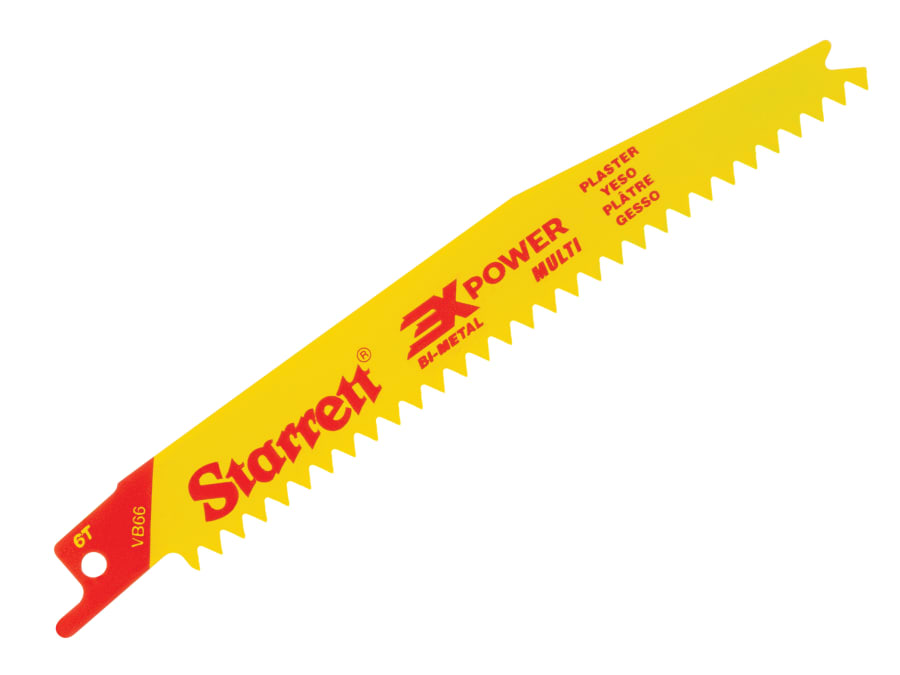 Starrett VB665 152mm Bi-Metal Reciprocating Blade with 5 Blades
