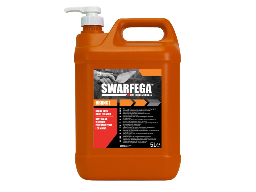 Swarfega SOR5LMP 5L Orange Hand Cleaner with Pump