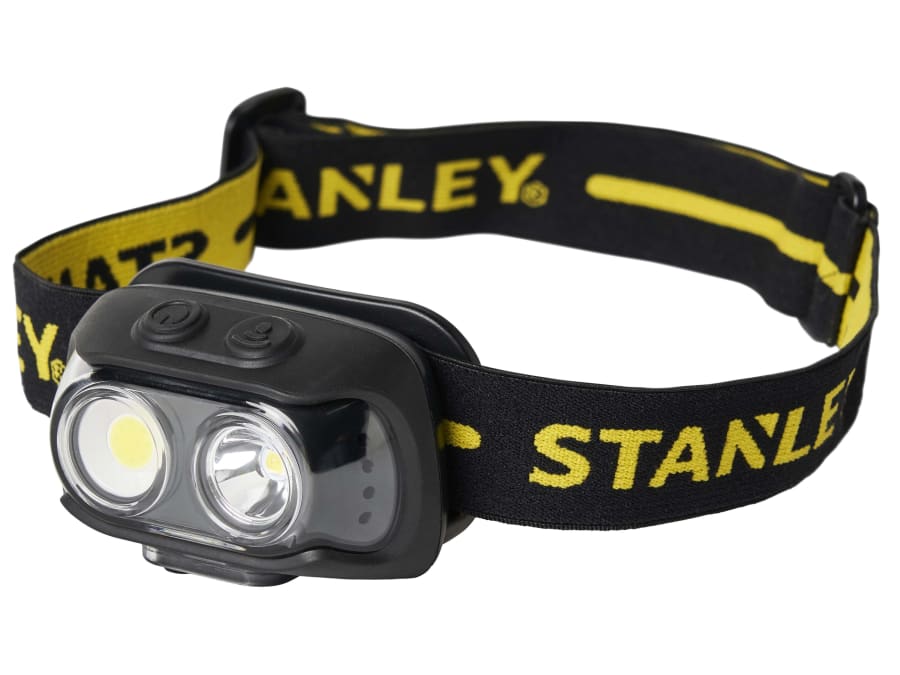 Stanley Lighting SXLS43188E Rechargeable Head Torch 650 Lumens