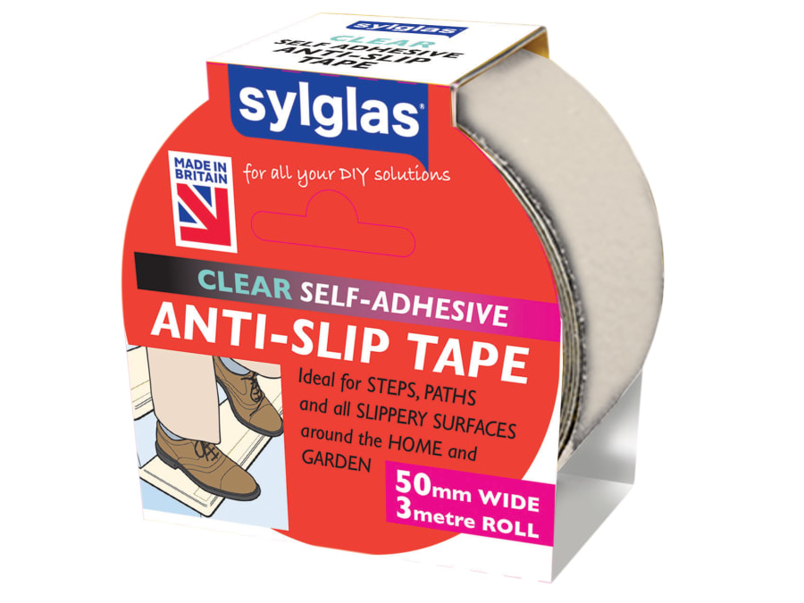 Sylglas SYL100001577 50mm x 3m Anti-Slip Tape Clear