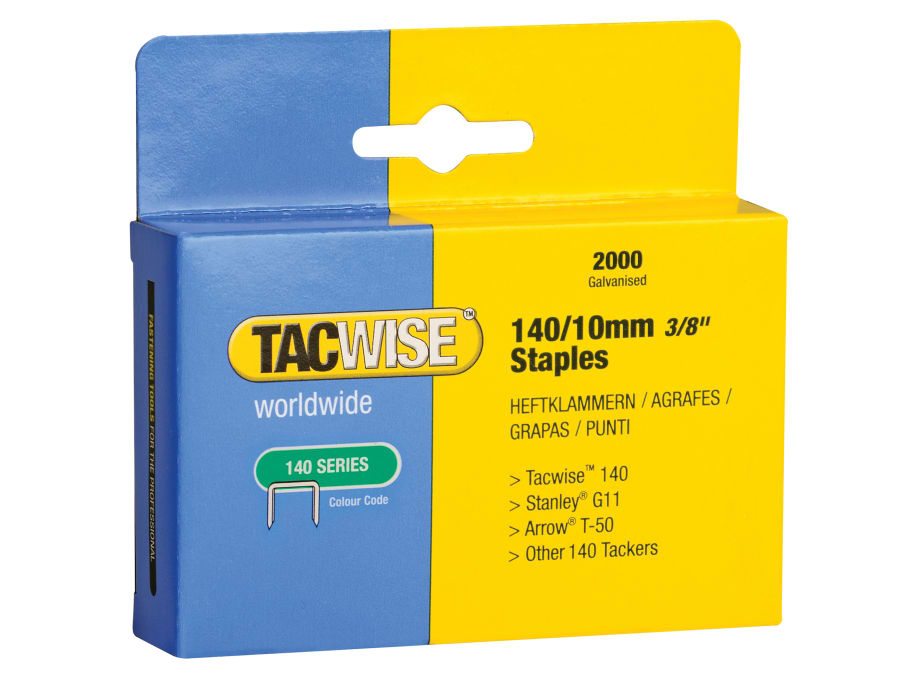 Tacwise 0347 10mm Heavy-Duty Staples with 2000 Pack