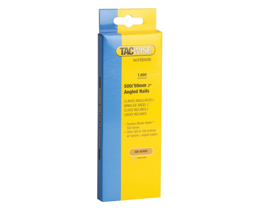 Tacwise 0485 18 Gauge 50mm Angled Nails