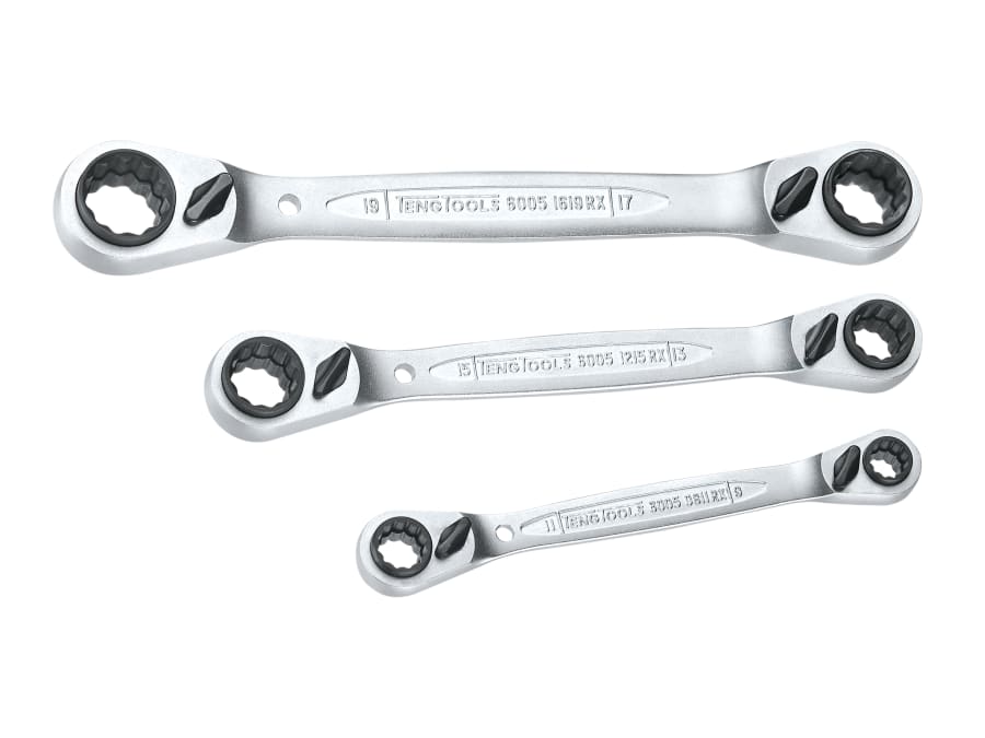 Teng 6503RX Multi Ratchet Ring Spanner Set 8-19mm