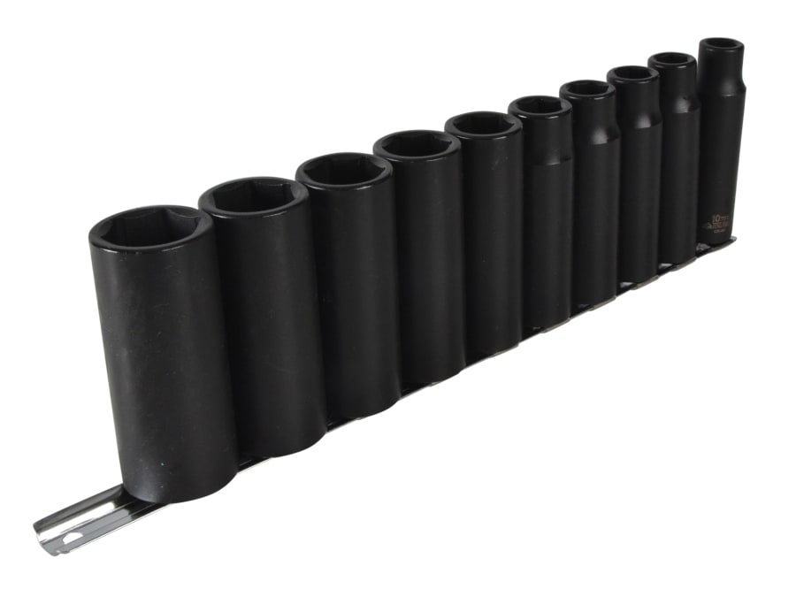 Teng 9126 1/2in Drive 10 Piece Deep Impact Socket Set
