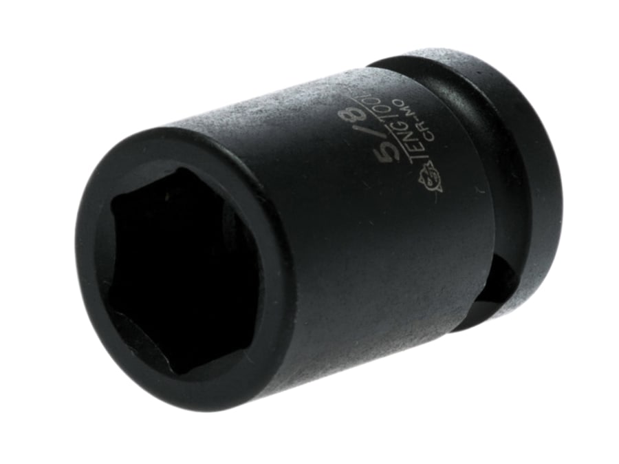 Teng 920120 5/8in 1/2in Drive 6-Point Hexagon Impact Socket