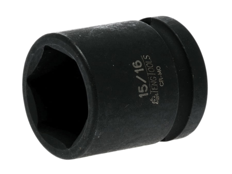 Teng 920130 1/2in Drive 6-Point Hexagon Impact Socket 15/16in