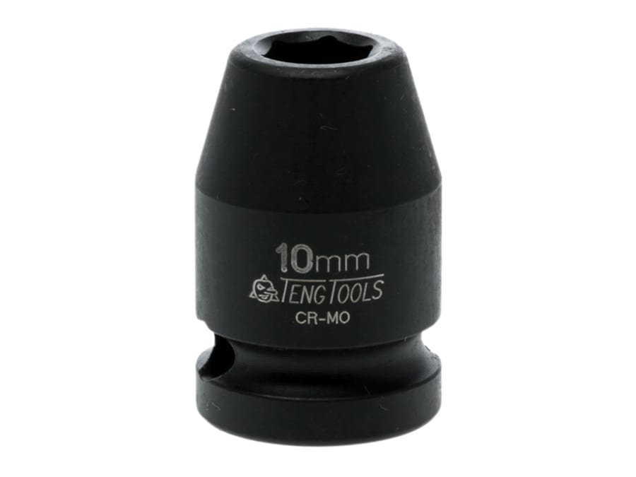 Teng 920510N 1/2in Drive 6-Point Hexagon Impact Socket 10mm