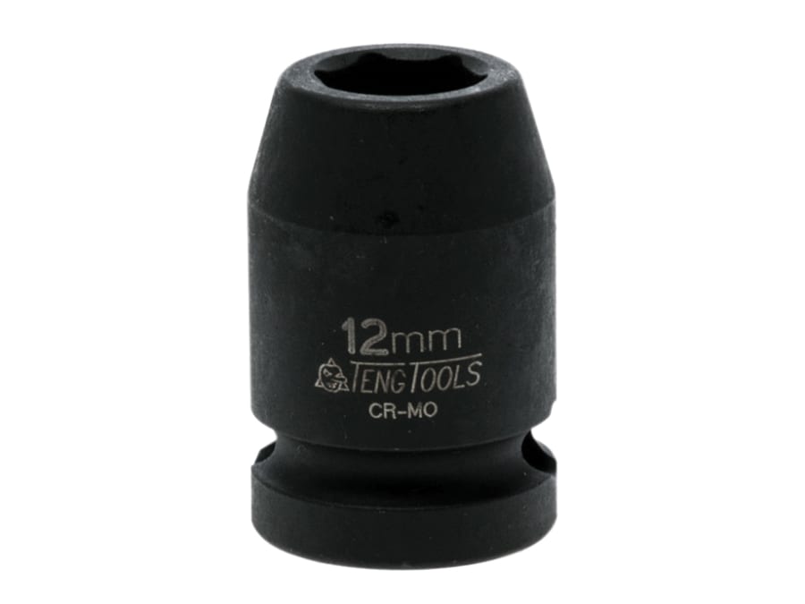 Teng 920512N 12mm 1/2in Drive 6-Point Hexagon Impact Socket
