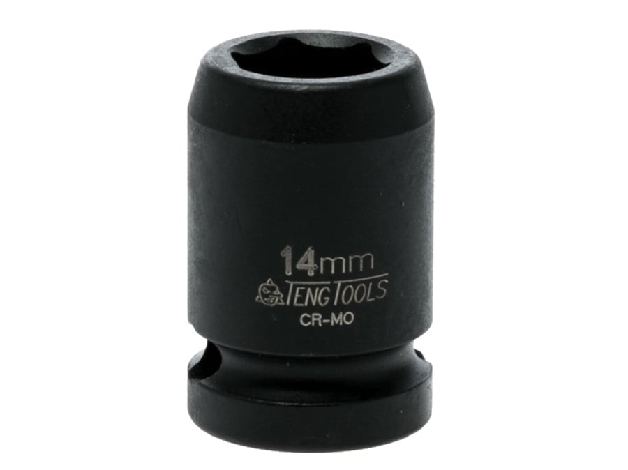 Teng 920514N 1/2in Drive 14mm 6-Point Hexagon Impact Socket