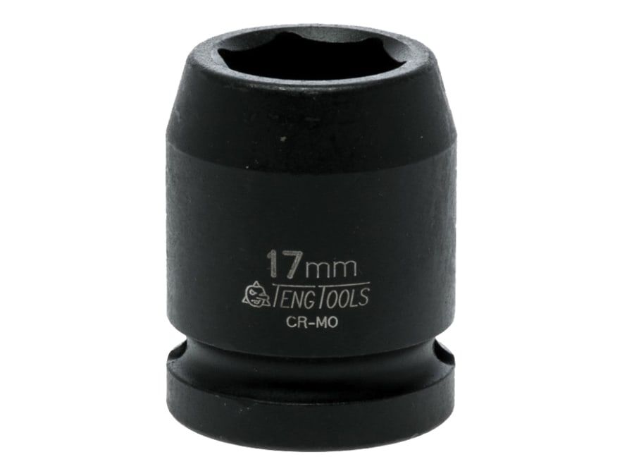 Teng 920517N1 1/2in Drive 17mm 6-Point Hexagon Impact Socket