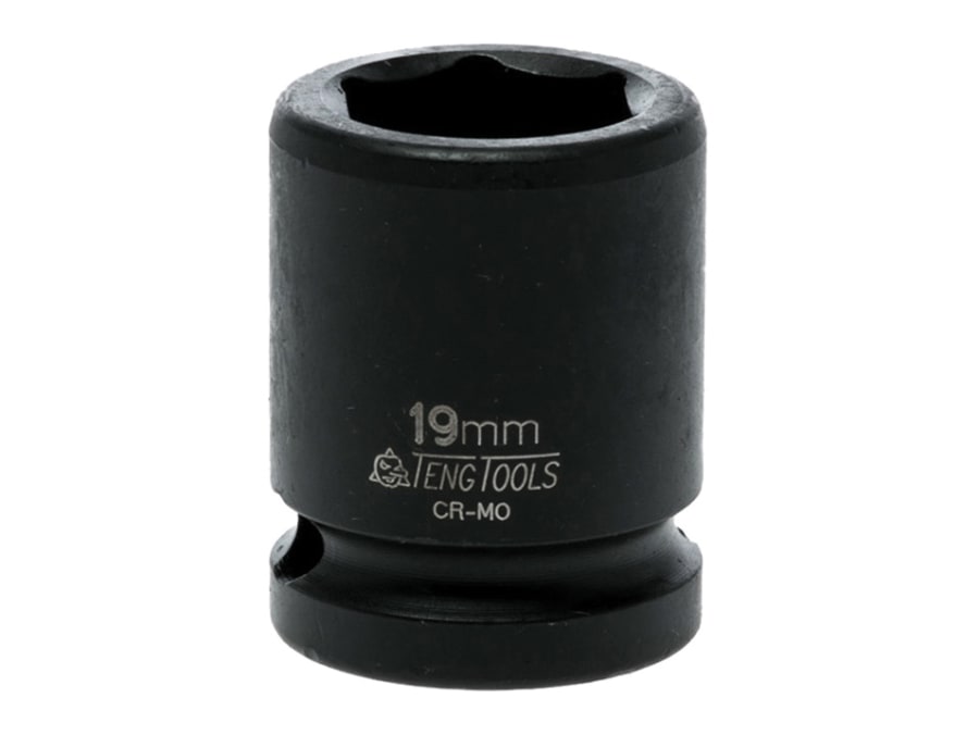 Teng 920519N1 19mm 6-Point 1/2in Drive Impact Hex Socket