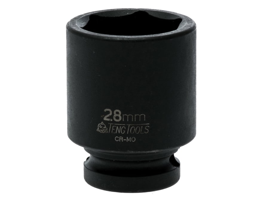 Teng 920528N 28mm 1/2in Drive 6-Point Hexagon Impact Socket
