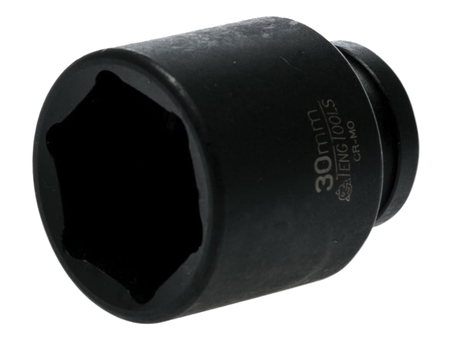 Teng 920530N 1/2in Drive 6-Point Hexagon Impact Socket 30mm