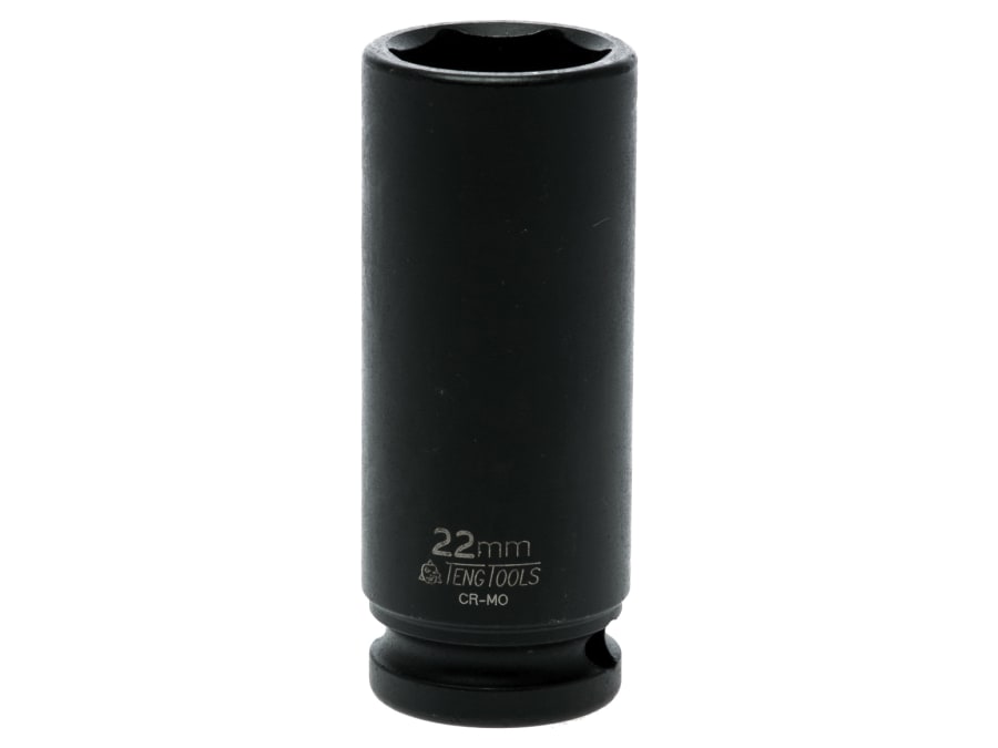 Teng 920622N 1/2in Drive 22mm Hexagon Deep Impact Socket