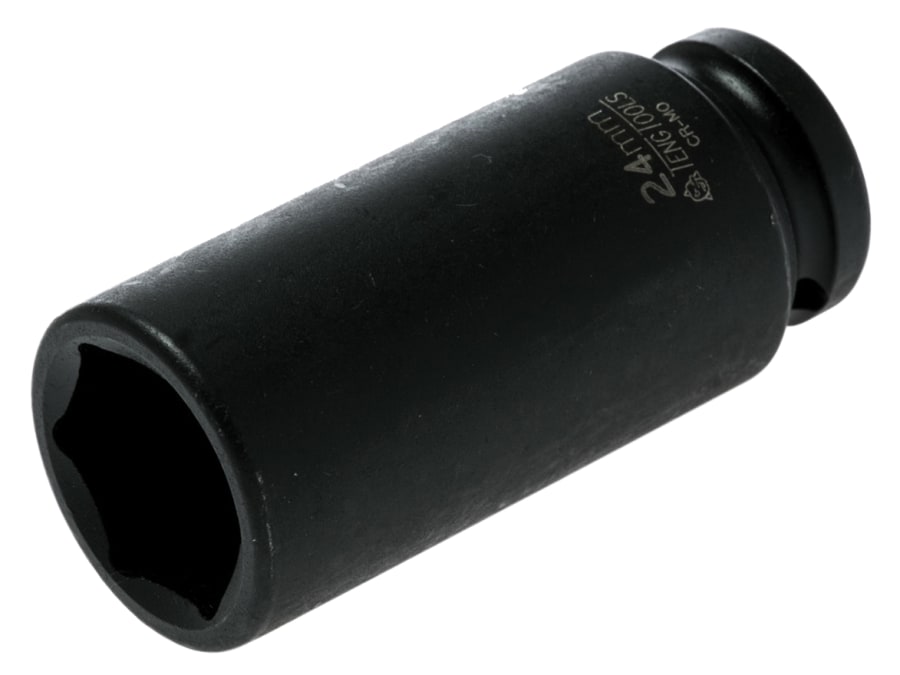 Teng 920624N 1/2in Drive 24mm Deep Hex Socket
