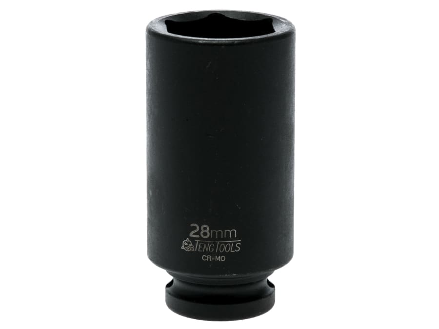 Teng 920628N 1/2in Drive 28mm Deep Hex Socket