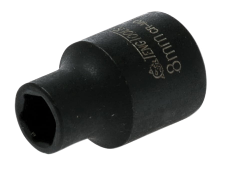 Teng 8mm 3/8in Drive 6-Point Hexagon Impact Socket