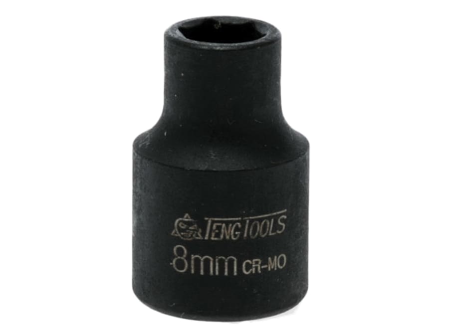 Teng 8mm 3/8in Drive 6-Point Hexagon Impact Socket