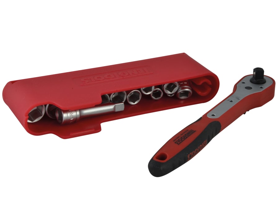 Teng M1413N1 1/4in Drive Basic Socket Set of 13