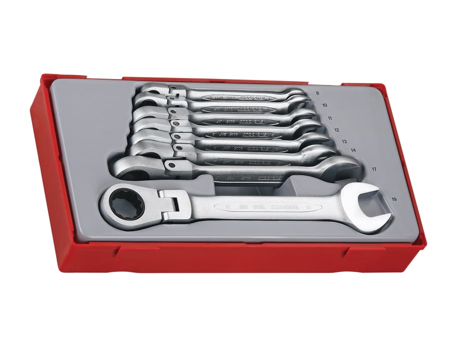 Teng TT6508RF 8 Piece Flexible Ratchet Spanner Set