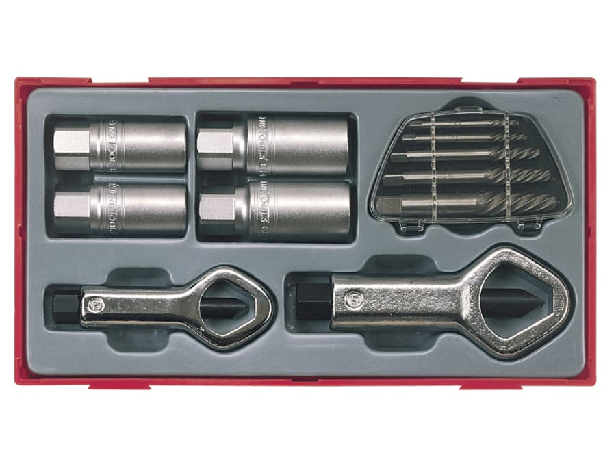Teng TC29 11 Piece Stud & Nut Remover Set