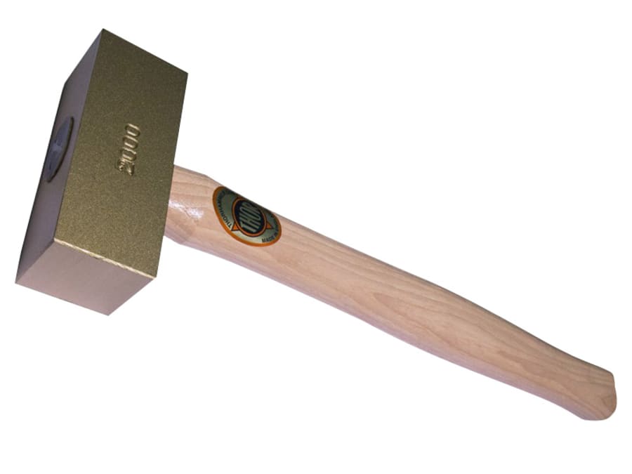 Thor 2742000 2000g Square Solid Brass Mallet