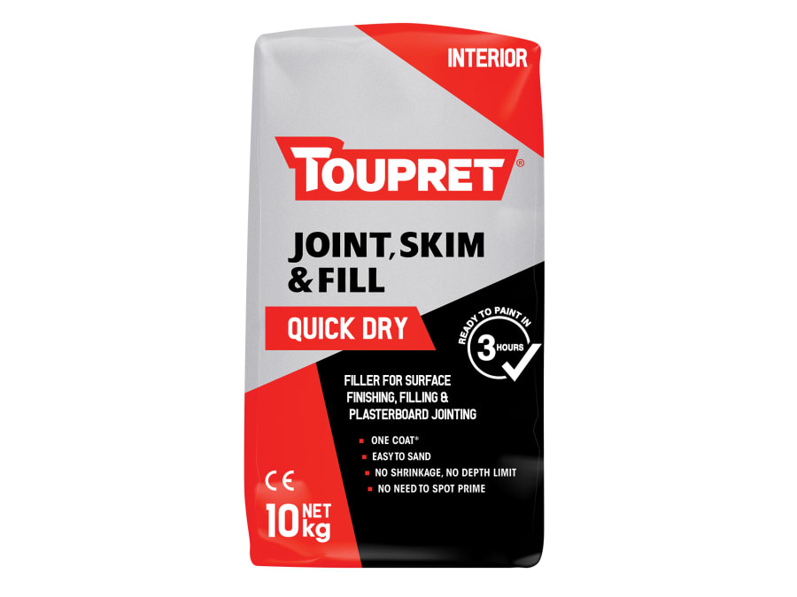 Toupret FGBJSR10GB Quick Dry Joint Skim & Fill 10kg