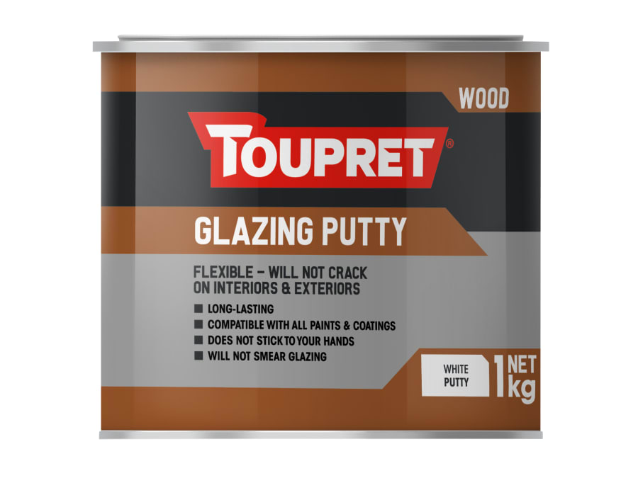 Toupret TTMABLA01GB Glazing Putty 1kg