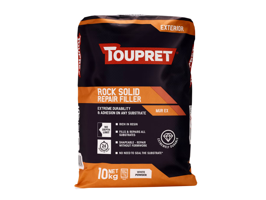 Toupret TTMUX101GB Rock Solid Repair Filler 10kg