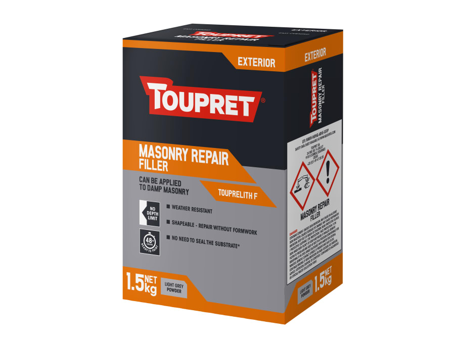 Toupret TTTHR015GB Exterior Masonry Repair Filler 1.5kg