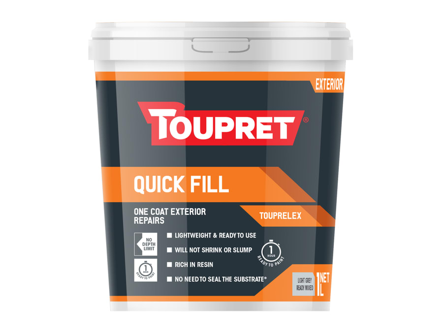 Toupret TTTLX01GB Quick Fill Exterior 1 Litre