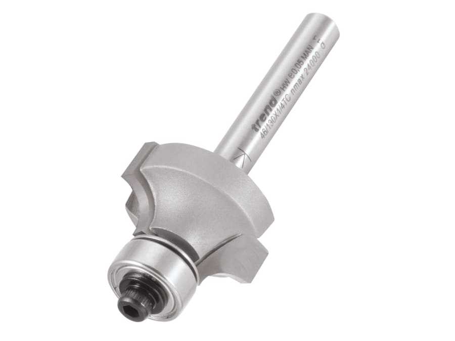 Trend 46130X14TC 1/4in Radius Ovolo & Round Over Cutter