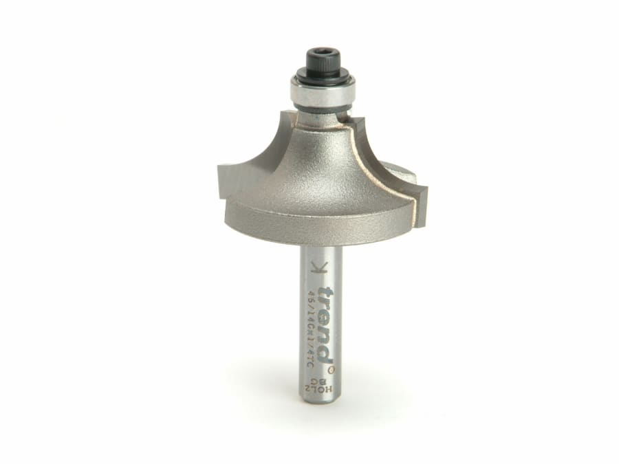 Trend 46140X12TC 12.7mm Radius Bearing Guided Ovolo & Round Over Cutter