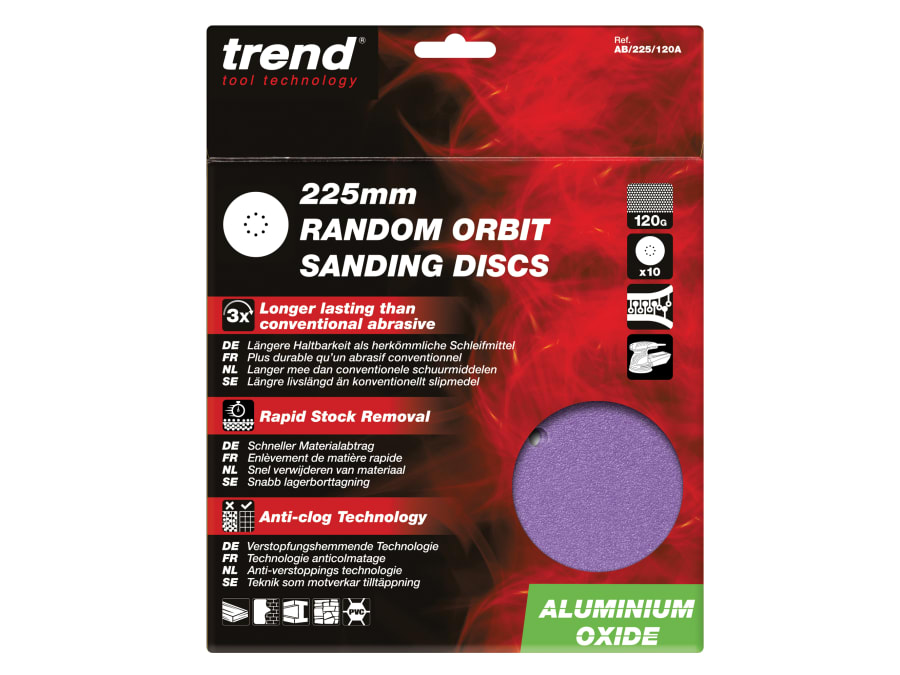 Trend AB22560Z 225mm 60G Zirconium Orbital Sanding Disc