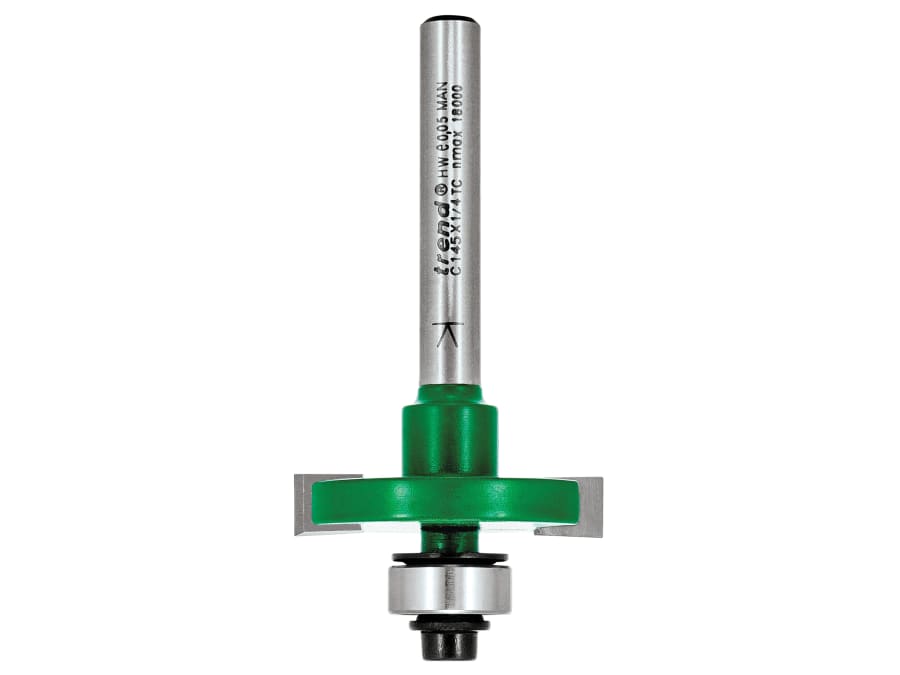 Trend C145X14TC 6.3mm Bearing Guided Slotting Cutter