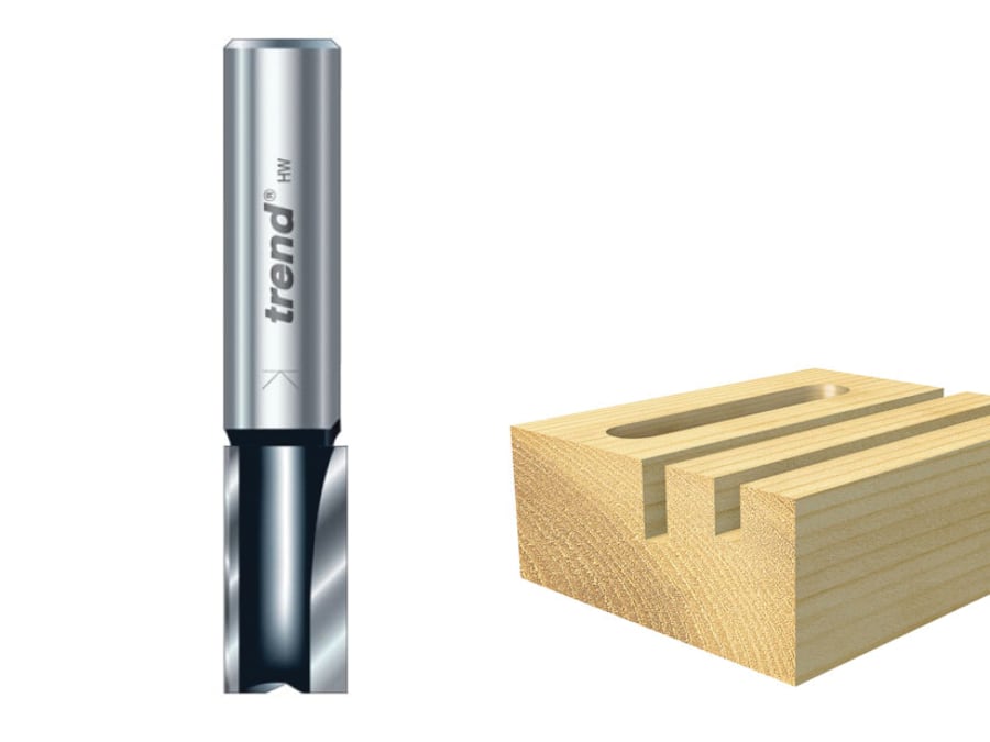 Trend TR12X14TC 12x19mm Two Flute Cutter Long Shank