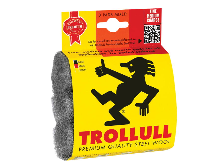 Trollull TRL770834 Steel Wool Pads Assorted Grades