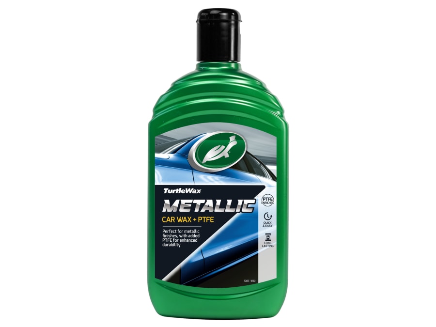 Turtle Wax 52653 Metallic Car Wax + PTFE 500ml