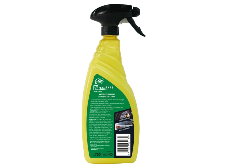 Turtle Wax 53143 Wash & Wax Waterless Cleaning 750ml