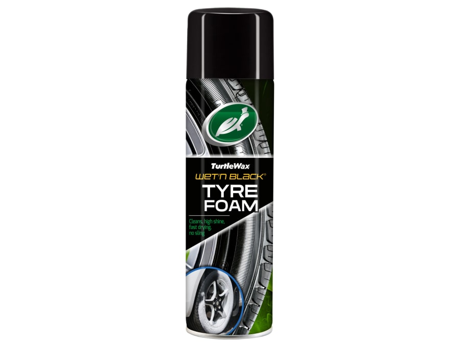 Turtle Wax 53145 Wet 'n' Black Tyre Foam 500ml