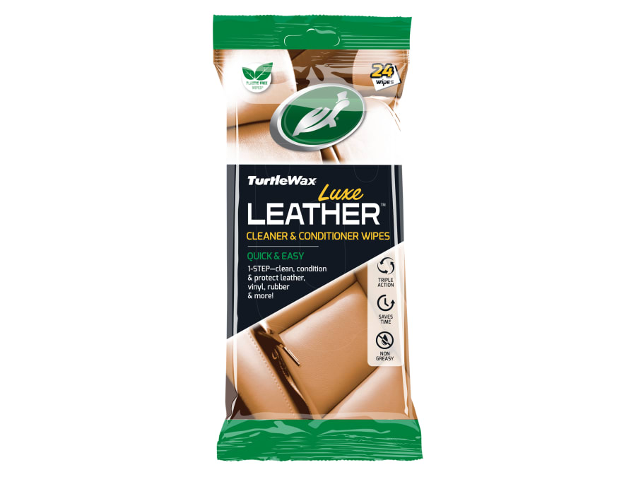 Turtle Wax 54072 Leather Cleaner & Conditioner Wipes