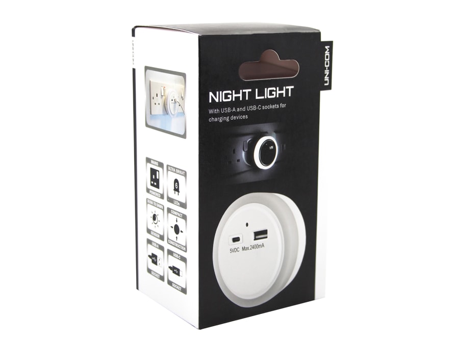 Uni-com FSGY21C Night Light and USB Charger