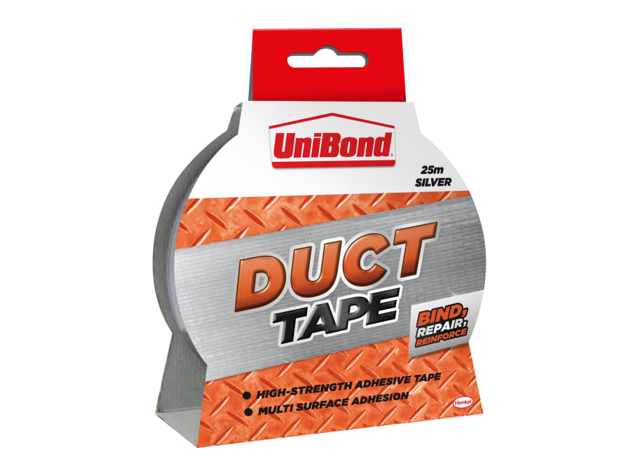 Unibond 2675518 DIY Duct Tape Silver 50mm x 25m