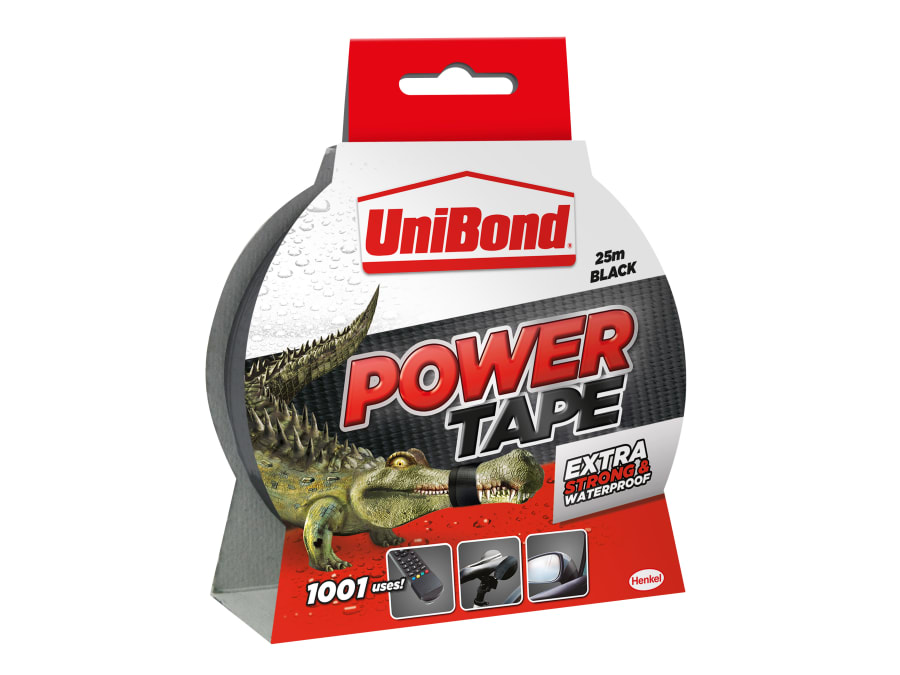Unibond 2675781 Black Tape 50mm x 25m